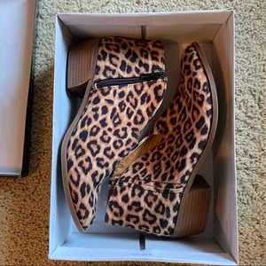 Cheetah booties